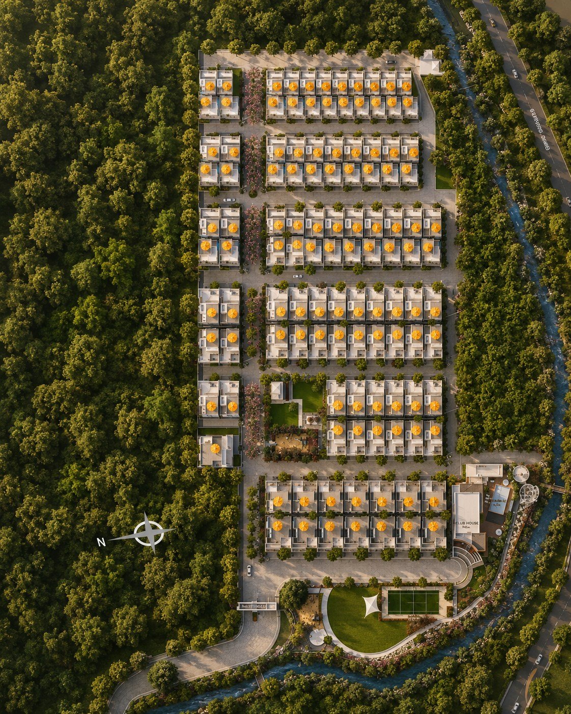 Masterplan from above